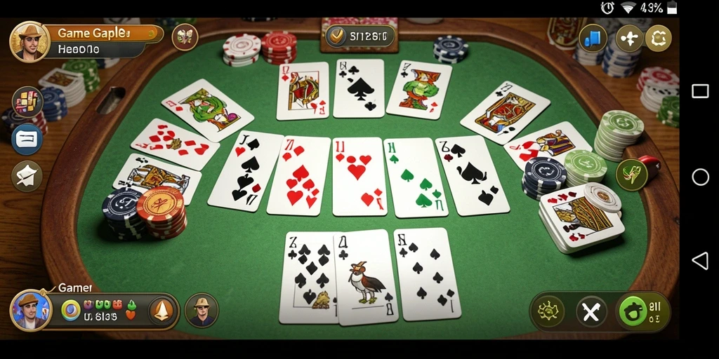 Gameplay seru 8II yang menampilkan keasyikan bermain Gaple.