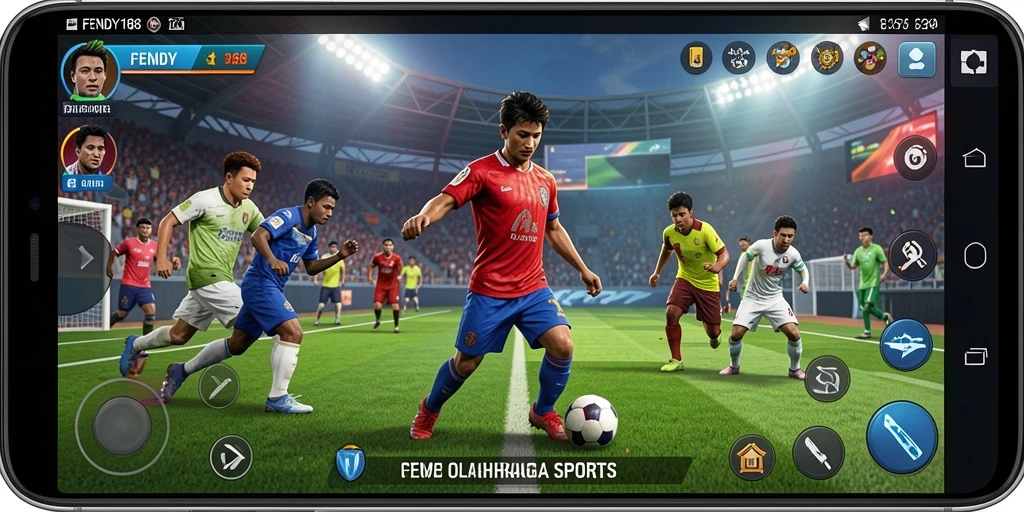 Tampilan gameplay menarik dari FENDY188 yang menghadirkan olahraga seru.