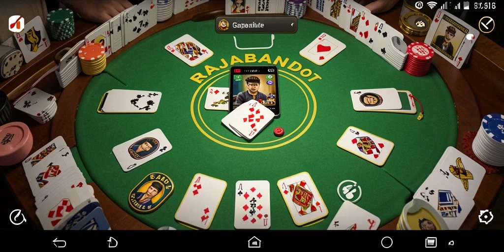 Tampilan gameplay Gaple yang seru dan interaktif.